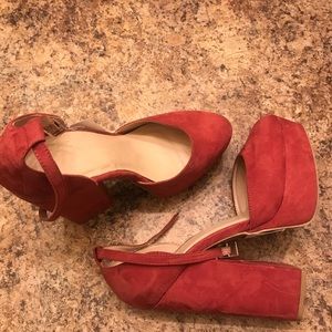 Strap around the ankle heels